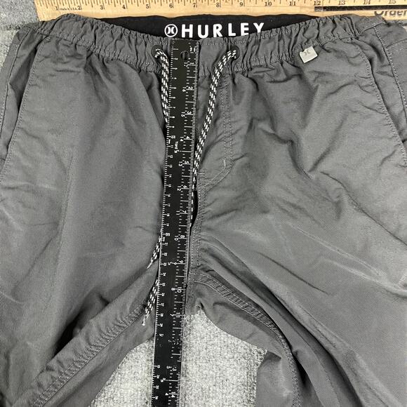 Hurley Jogger Pants Mens Size M Black Drawstring Elastic Waist Casual Athletic - Picture 4 of 10